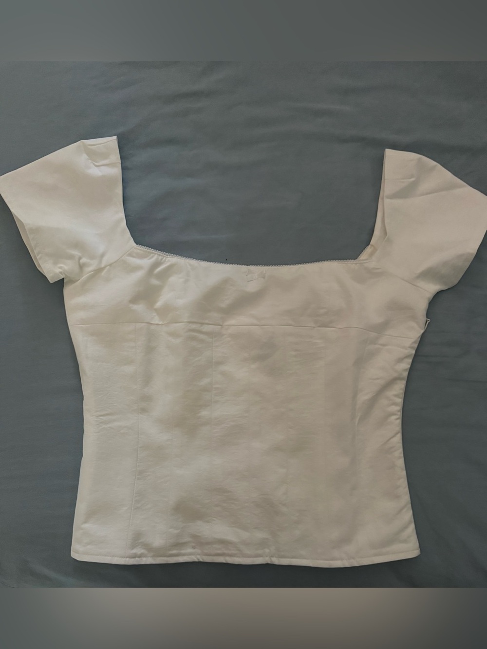 Dairy Boy 40 Love White Corset Top - Size 6 NWT